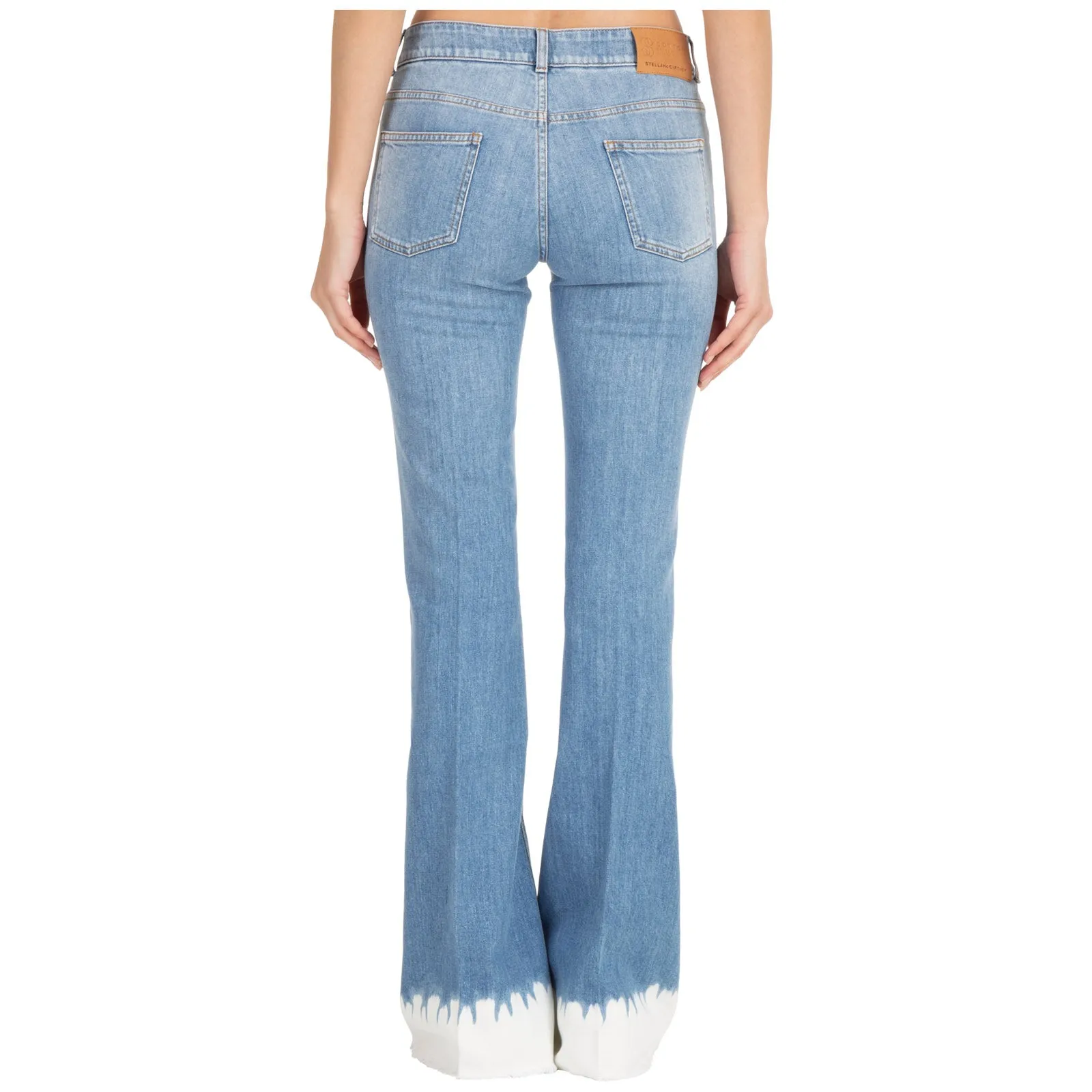 Stella McCartney Tie-Dyed Flared Jeans