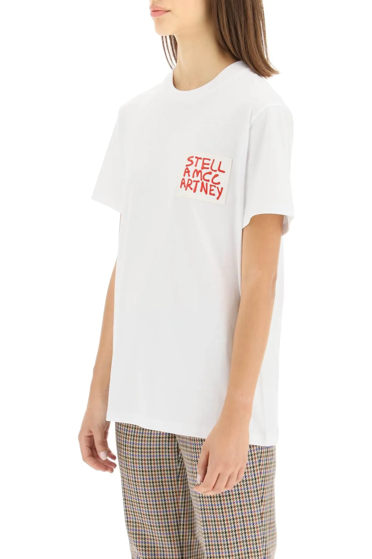 Stella McCartney X Ed Curtis Logo Patch Crewneck T-Shirt