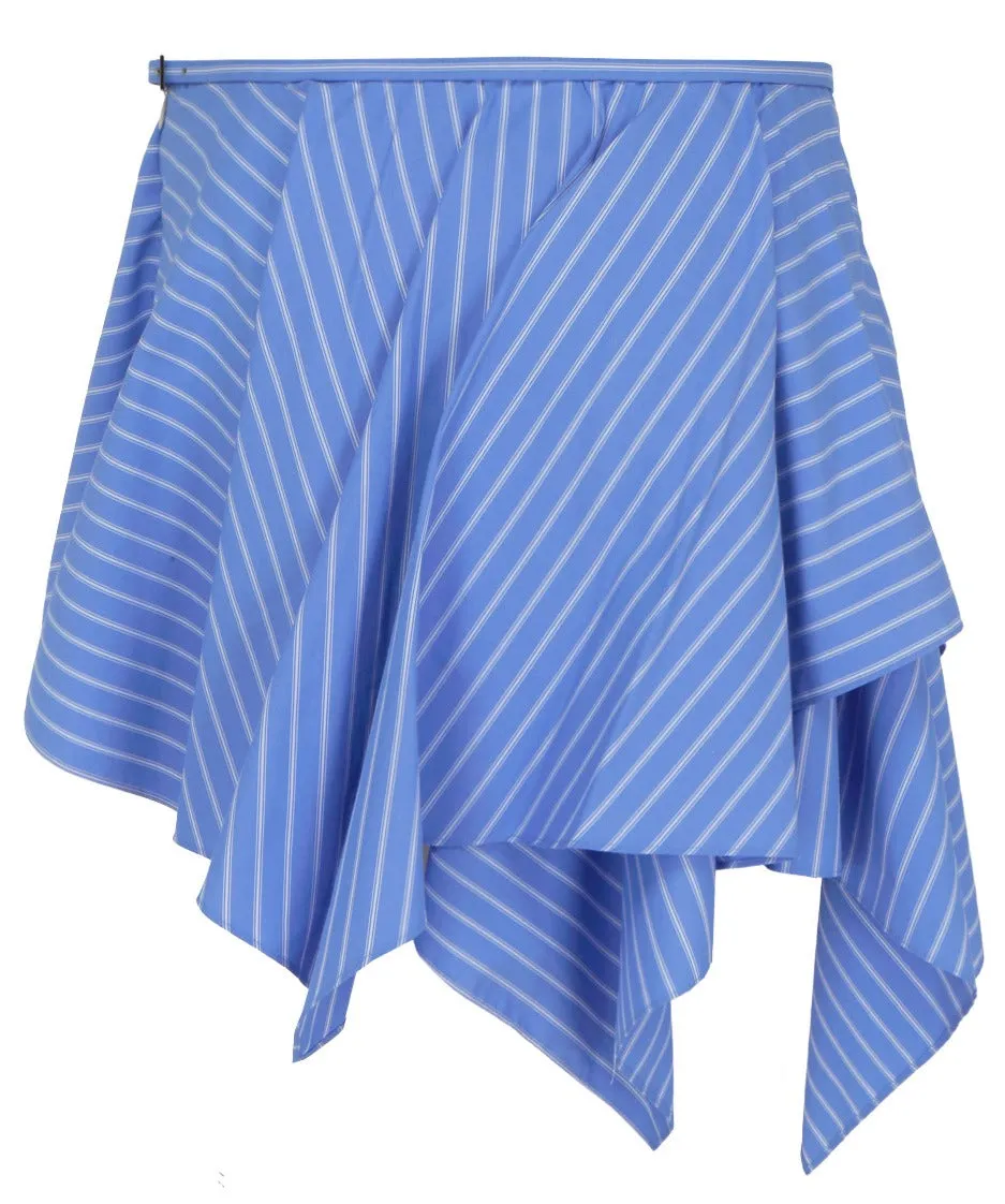 The Attico Nicole Asymmetric Mini Skirt