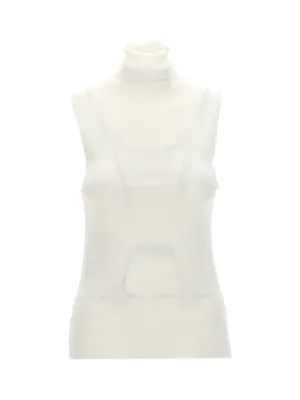 The Row Roll-Neck Sleeveless Top