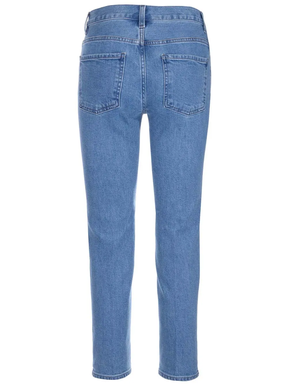 Theory Treeca Classic Slim Fit Washed Jeans