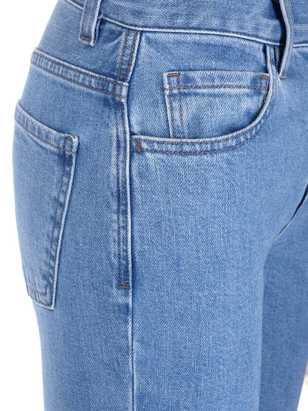 Theory Treeca Classic Slim Fit Washed Jeans