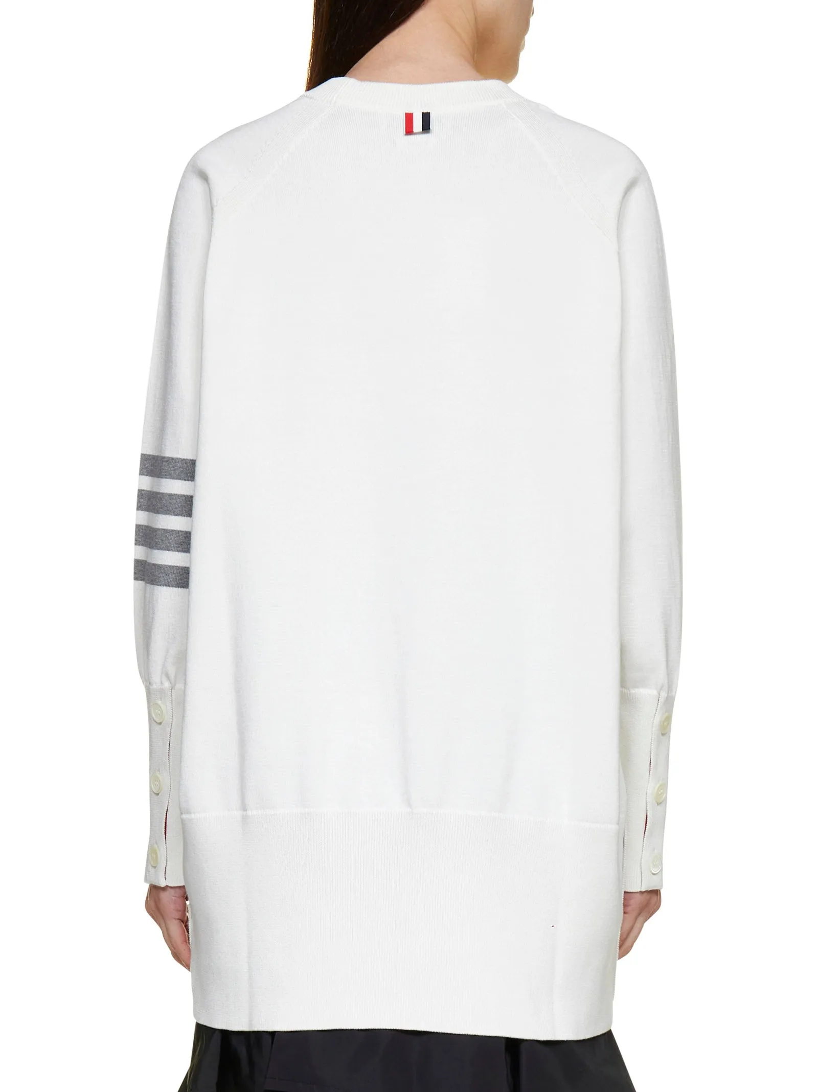 Thom Browne 4-Bar Crewneck Knit Jumper