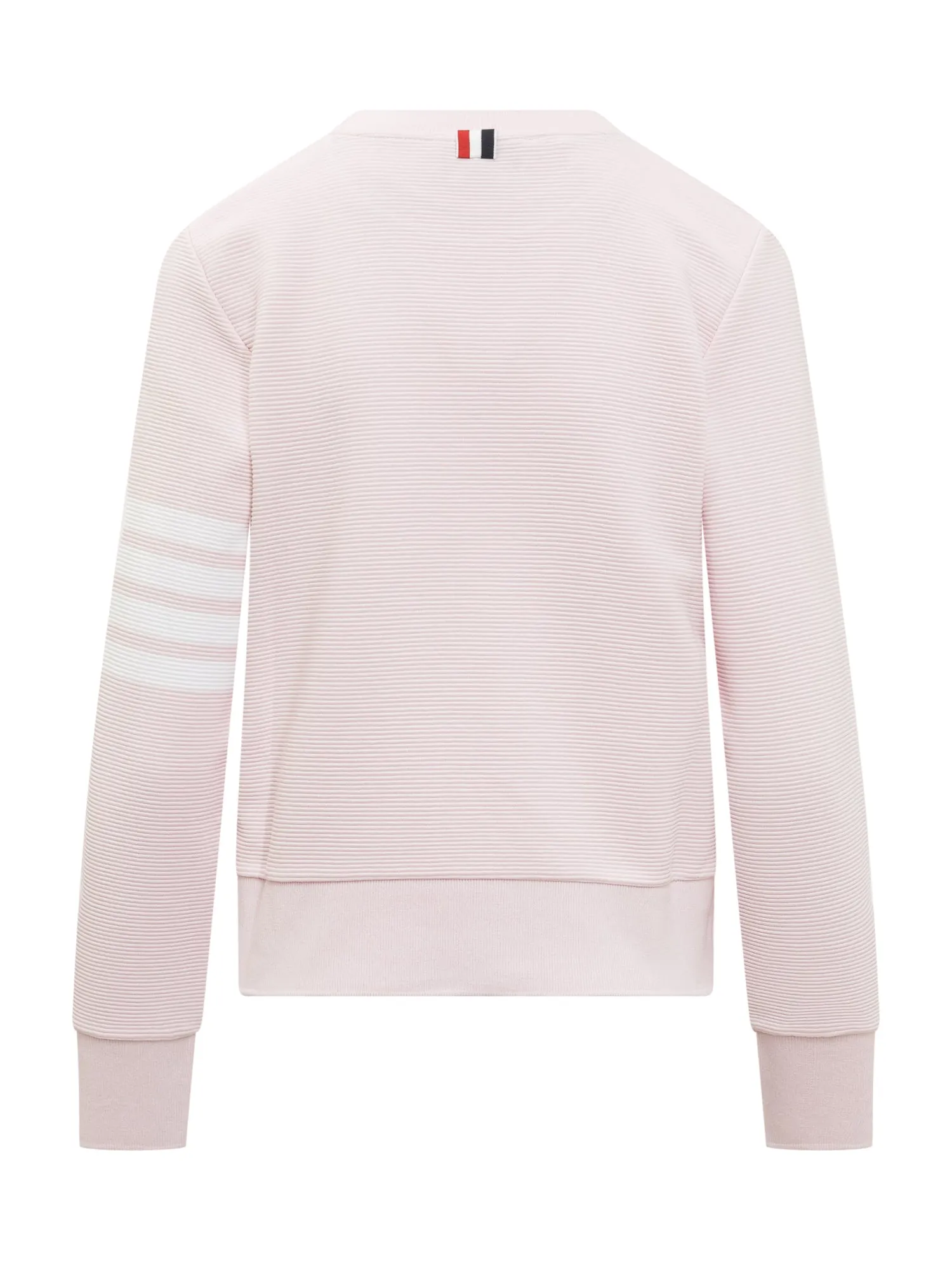 Thom Browne 4-Bar Ribbed Knit Sweatshirt
