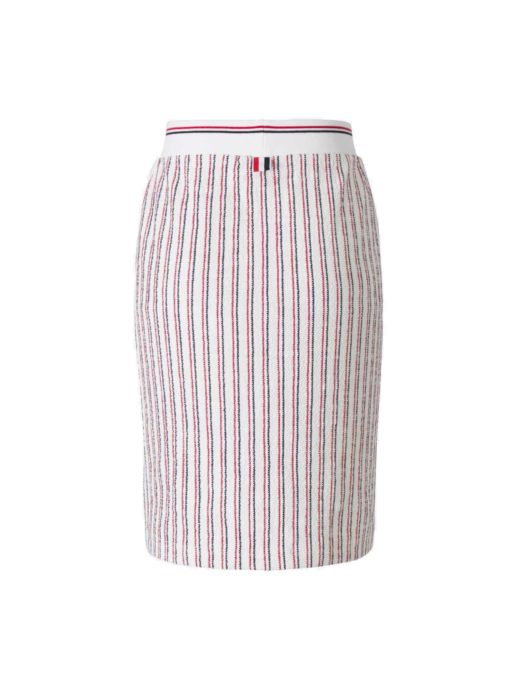 Thom Browne RWB Striped Button Detailed Mini Skirt
