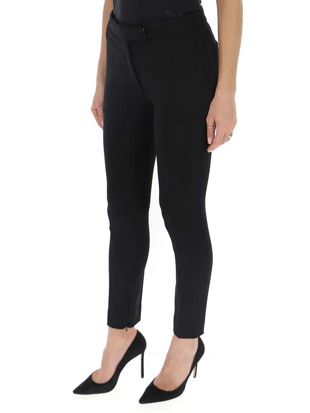 Tom Ford Mid Rise Tapered Fit Tailored Pants