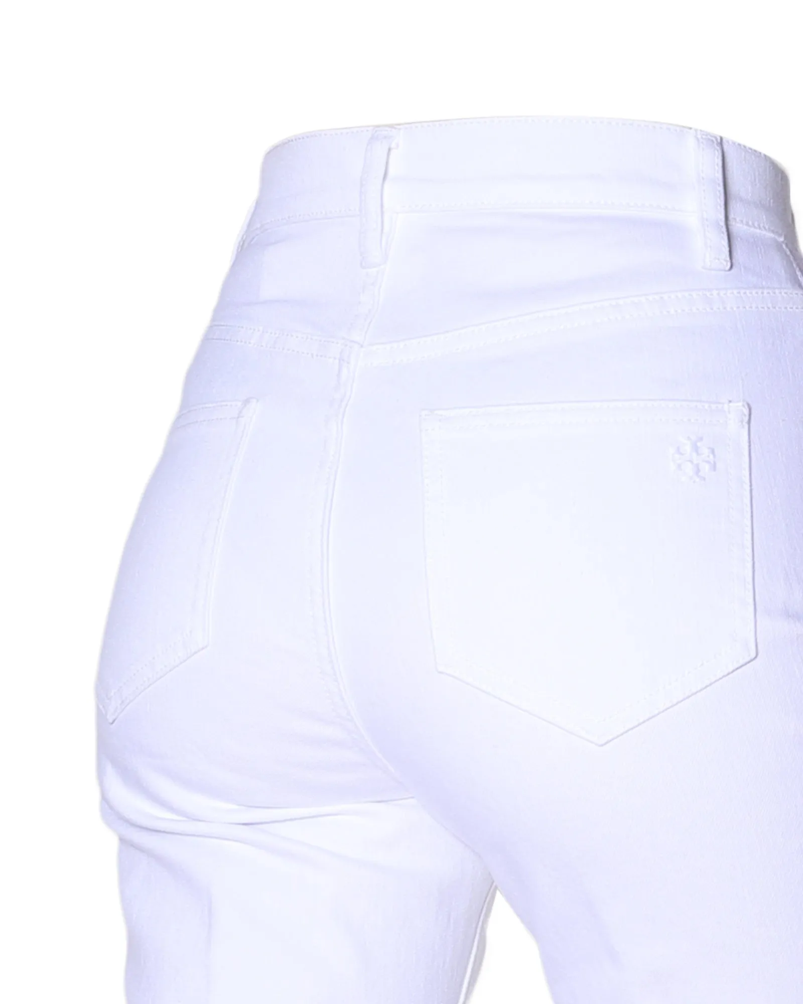 Tory Burch Button-Fly Jeans