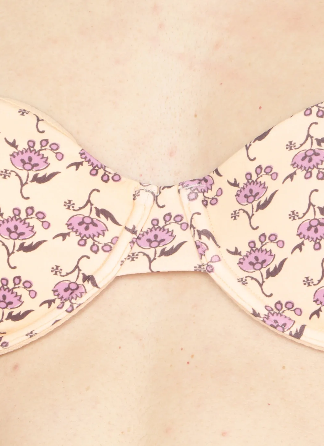 Tory Burch Floral Printed Underwire Bikini Top