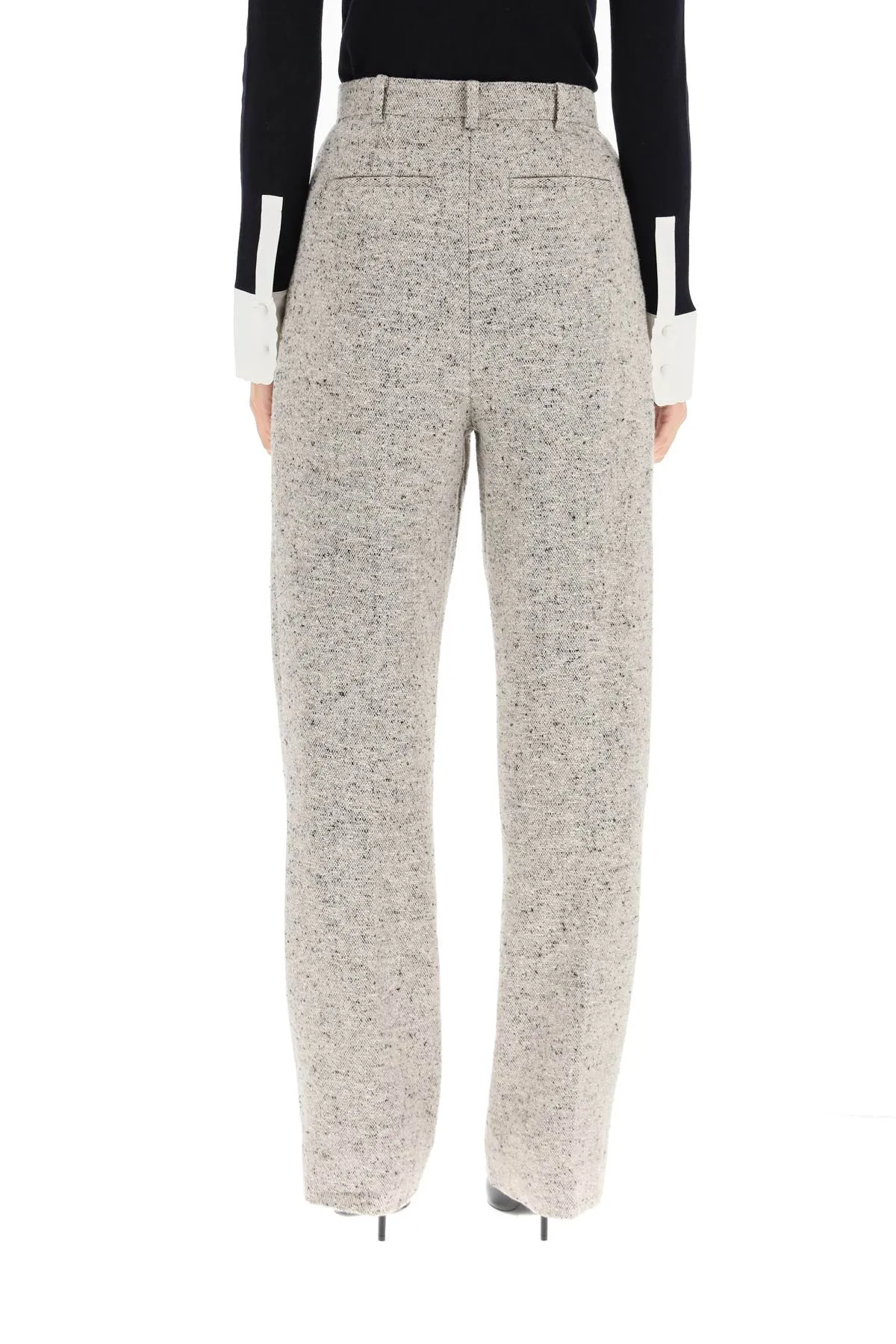 Tory Burch Pleat-Detailed Straight Leg Pants