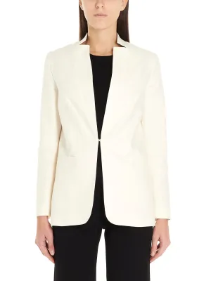 TWINSET Inverted Lapel Long Sleeved Jacket