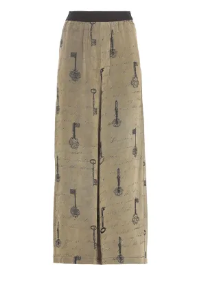 Uma Wang All-Over Printed Wide Leg Trousers