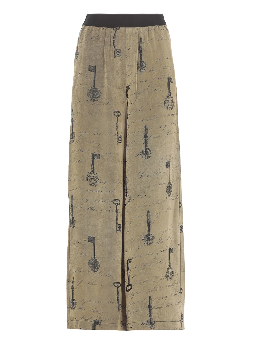 Uma Wang All-Over Printed Wide Leg Trousers
