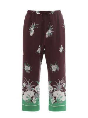 Valentino Floral Printed Pajama Pants