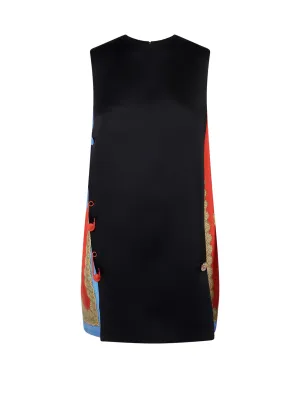 Versace Barocco Sleeveless Mini Dress