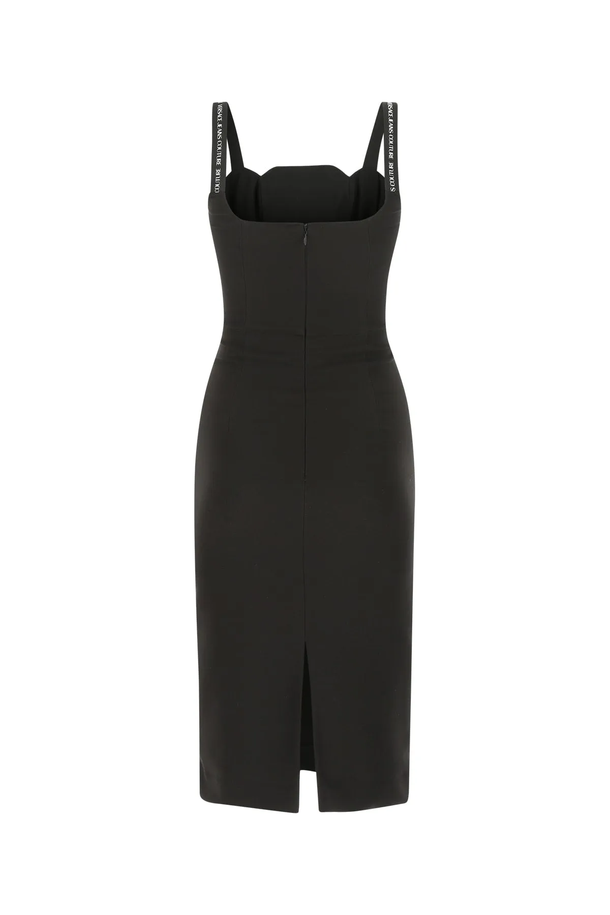 Versace Jeans Couture Logo Patch Sleeveless Dress