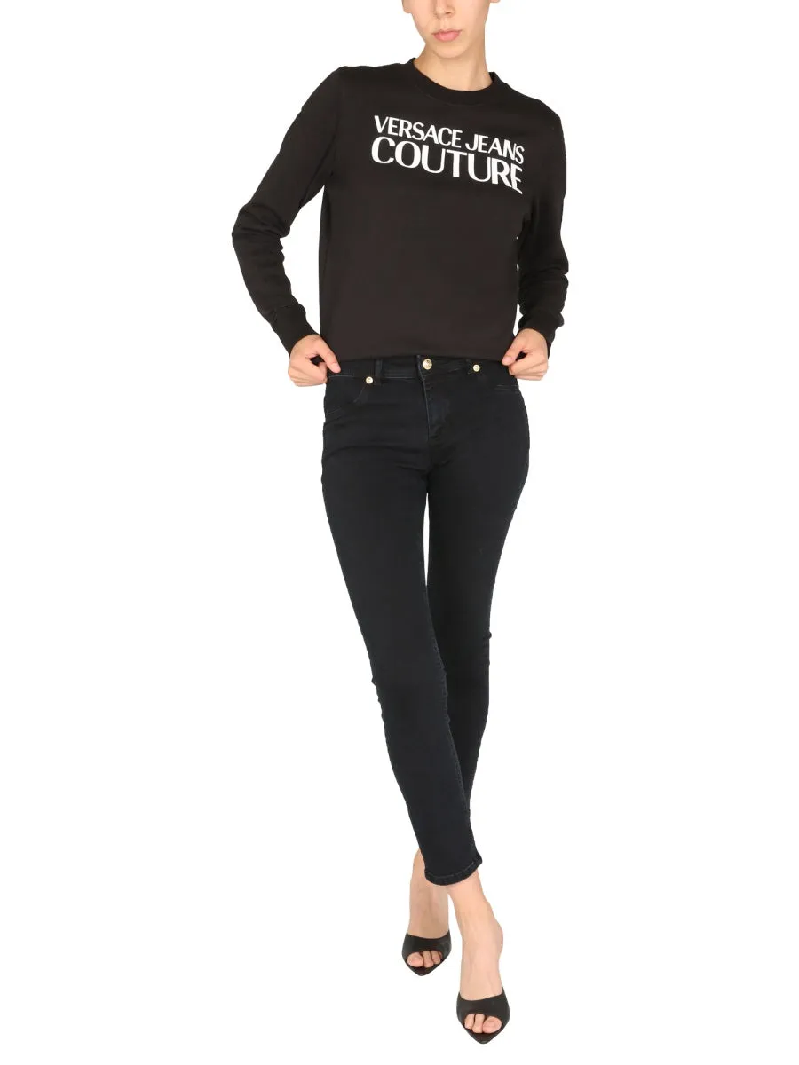 Versace Jeans Couture Logo Printed Crewneck Sweatshirt