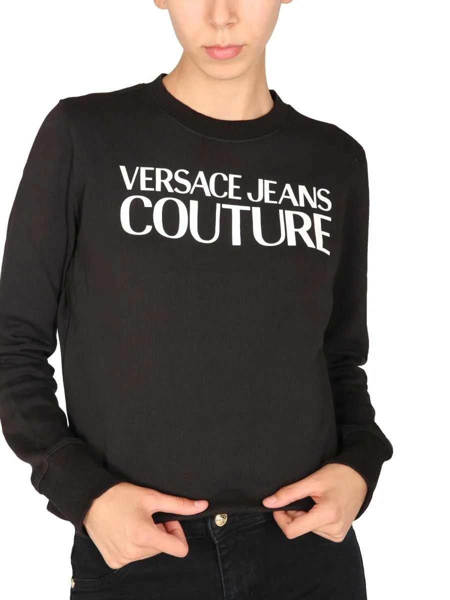 Versace Jeans Couture Logo Printed Crewneck Sweatshirt