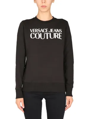 Versace Jeans Couture Logo Printed Crewneck Sweatshirt