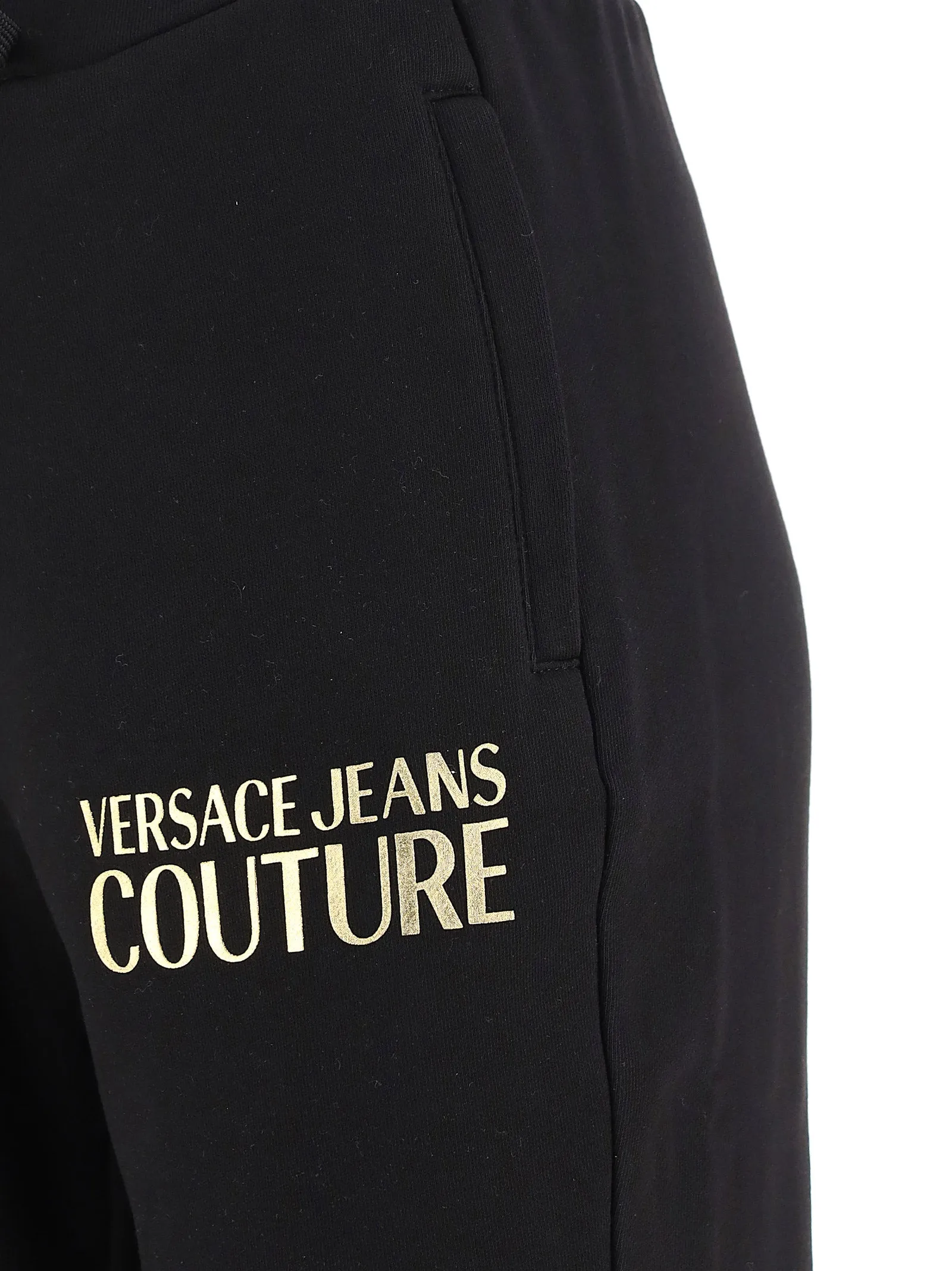 Versace Jeans Couture Logo Printed Drawstring Pants