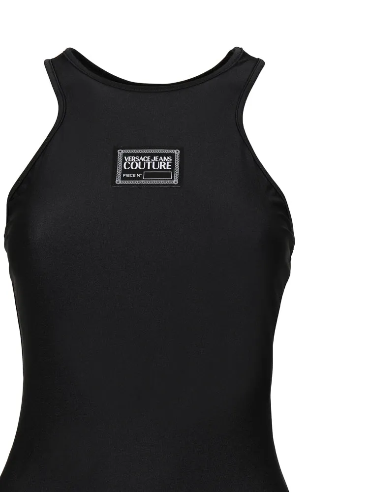 Versace Jeans Couture Logo Stamp Sleeveless Bodysuit