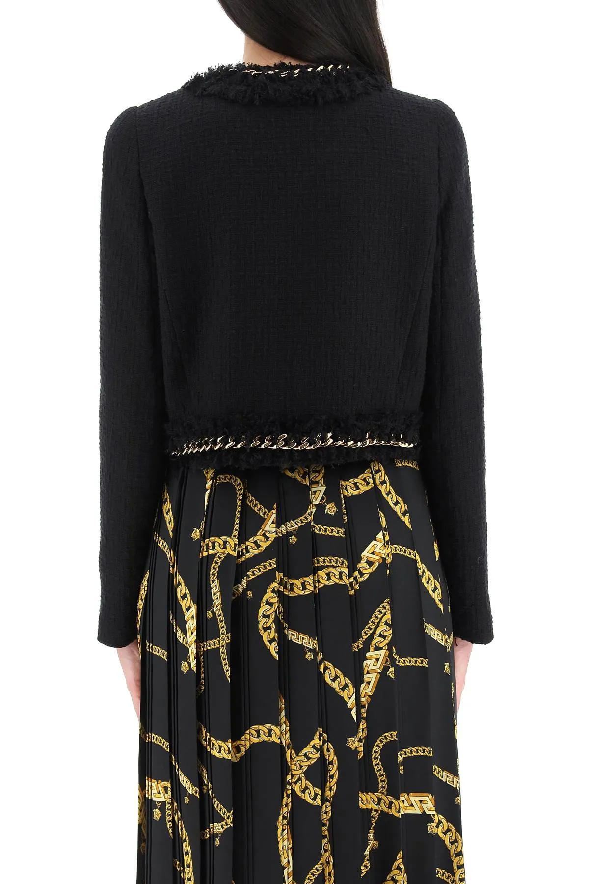 Versace Tweed Chain Jacket