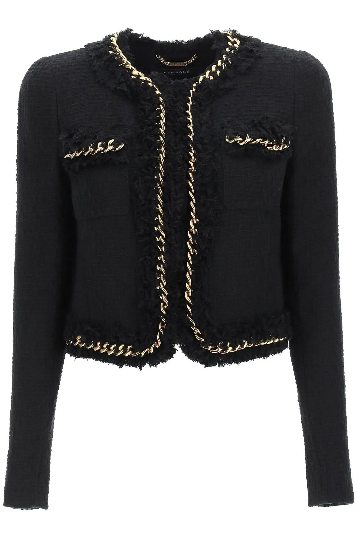 Versace Tweed Chain Jacket