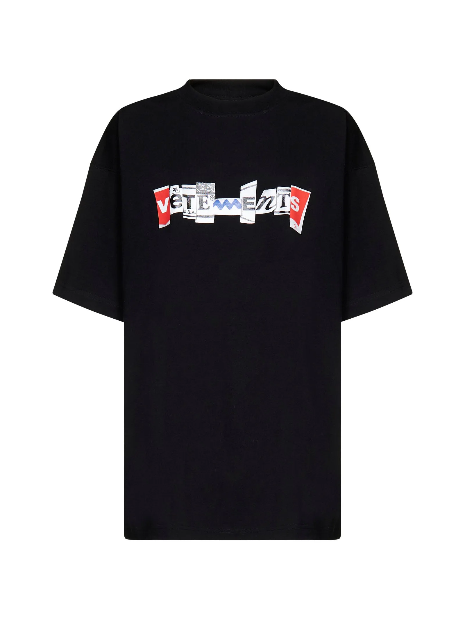Vetements Logo Printed Crewneck T-Shirt