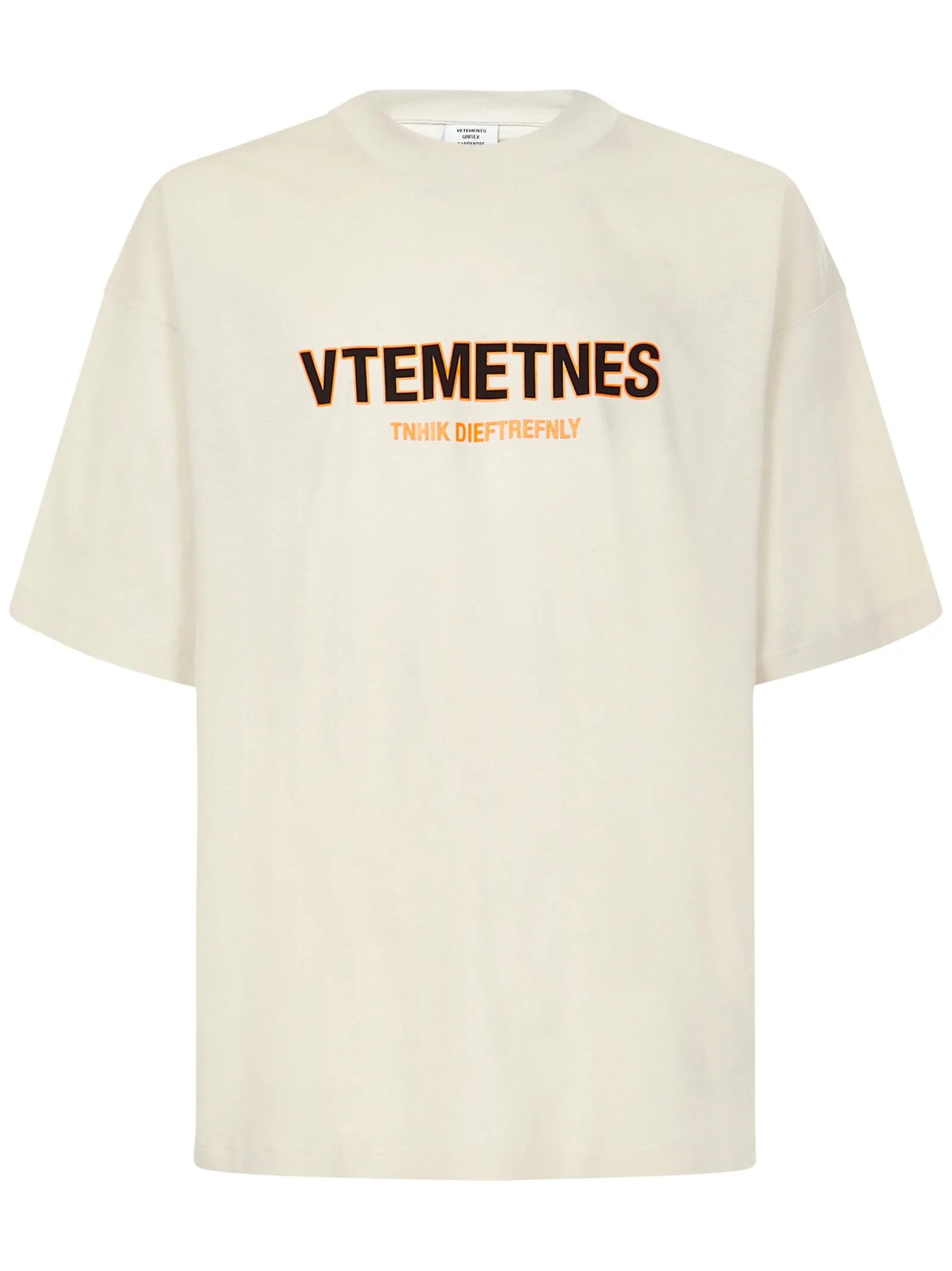Vetements Logo Printed Crewneck T-Shirt