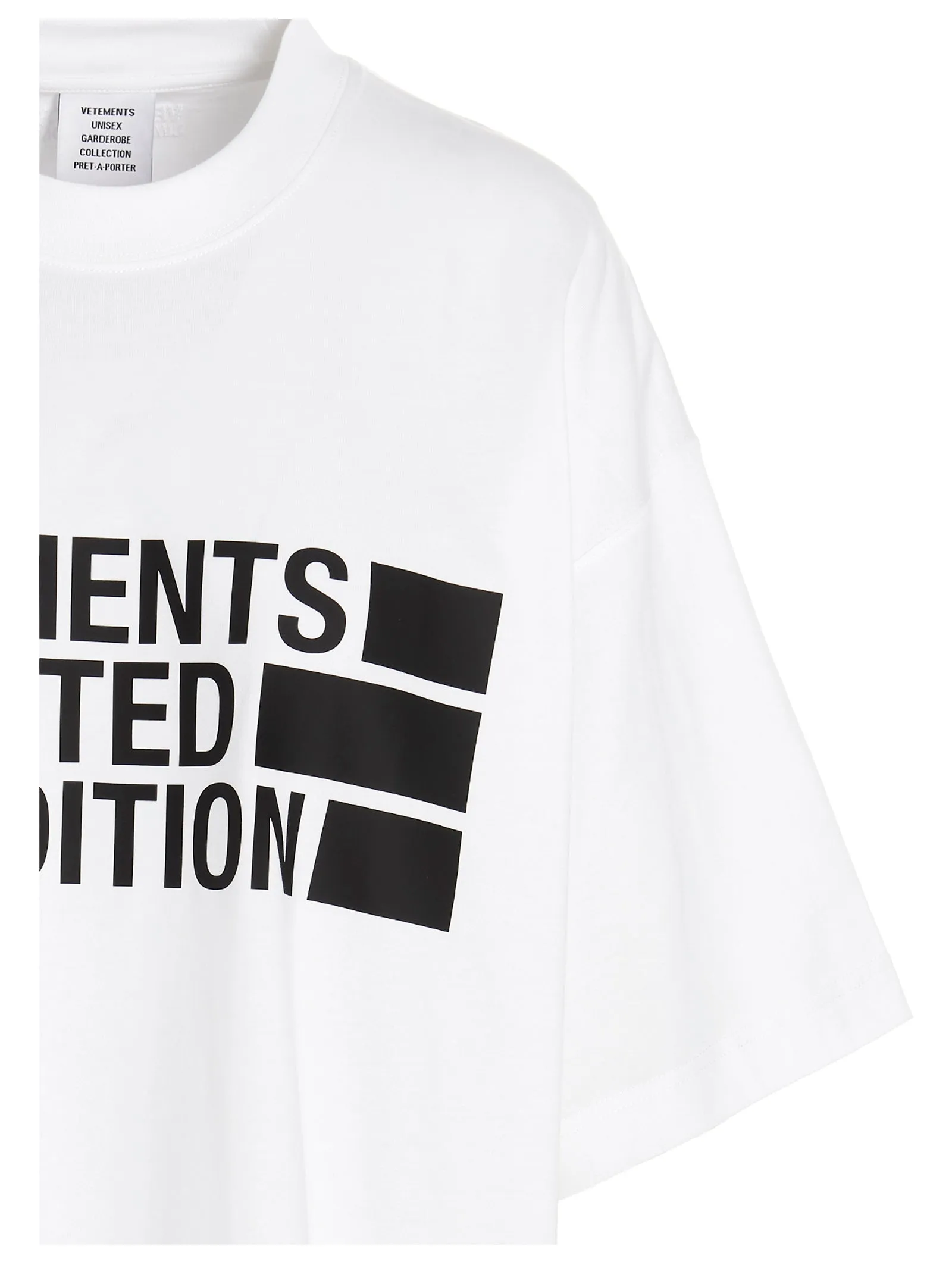 Vetements Logo Printed Crewneck T-Shirt
