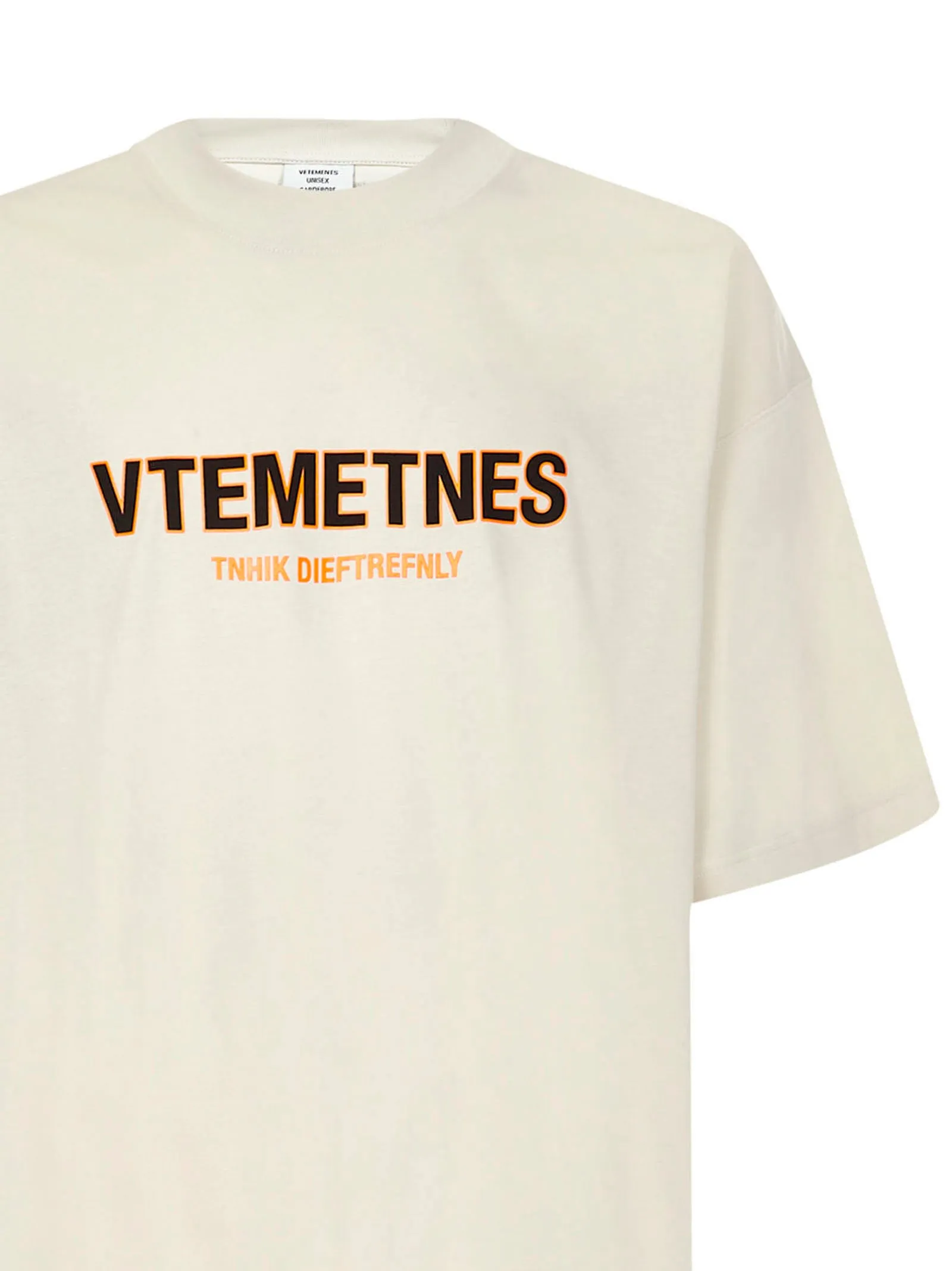 Vetements Logo Printed Crewneck T-Shirt