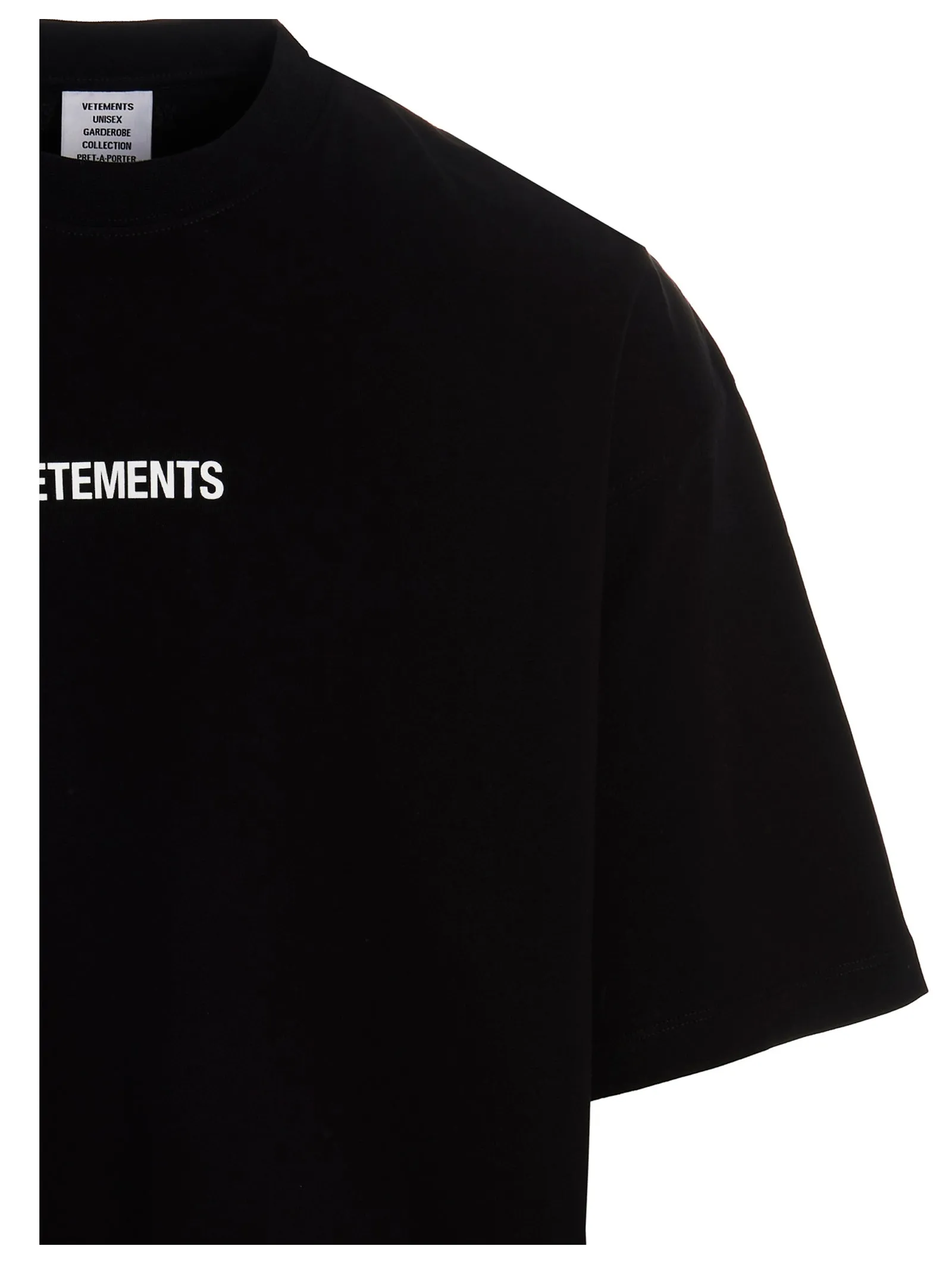 Vetements Logo Printed Crewneck T-Shirt