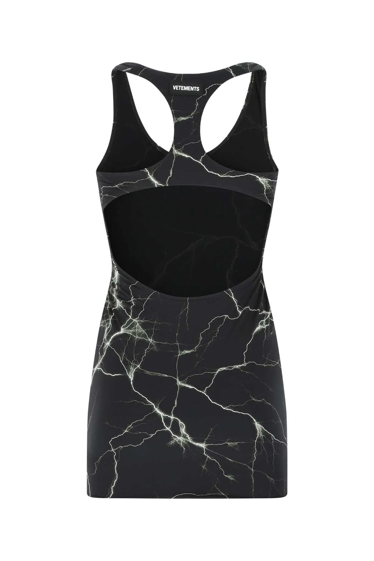 Vetements Thunder Printed Mini Dress