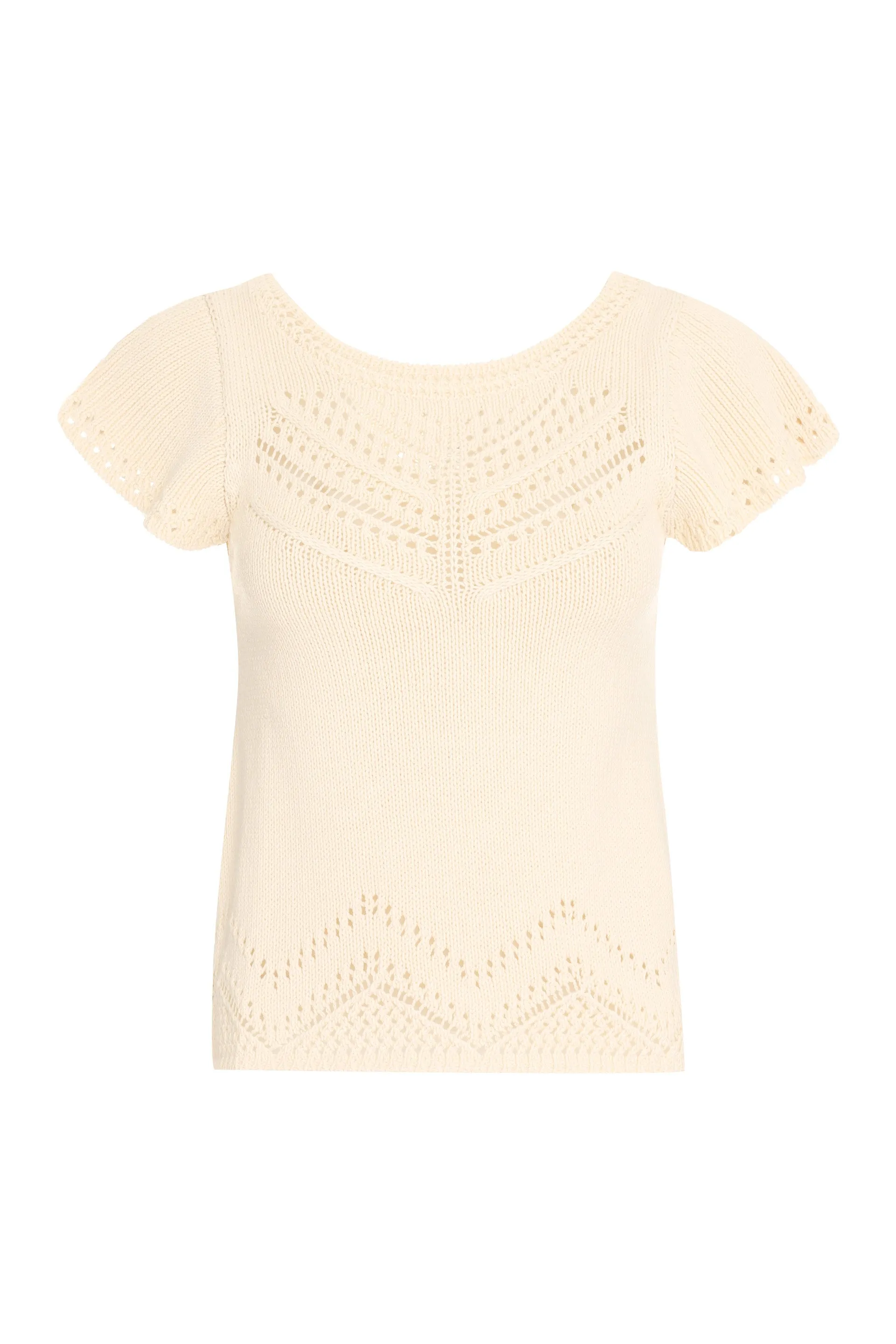 Weekend Max Mara Crewneck Short Sleeved Knitted Top