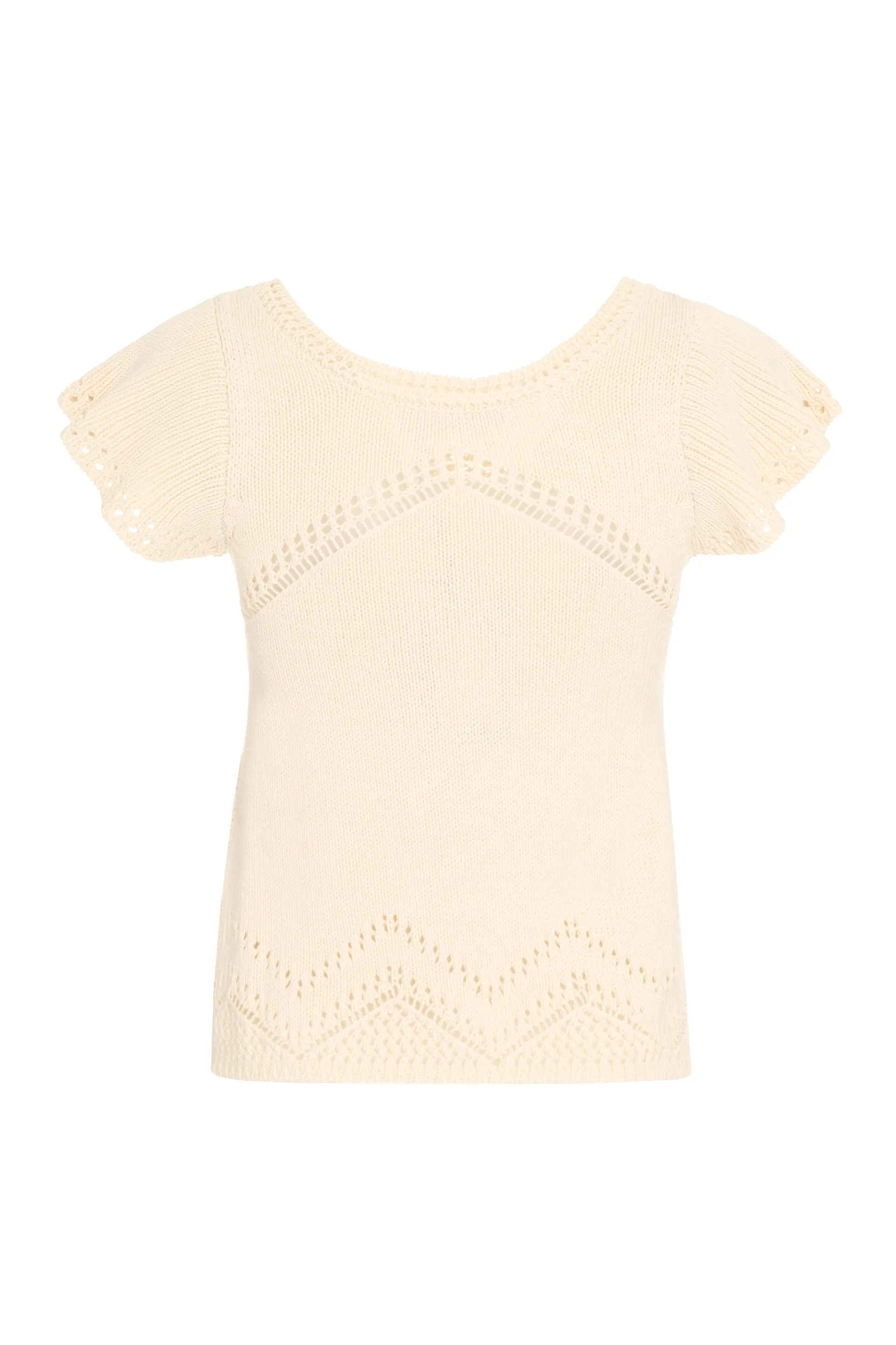Weekend Max Mara Crewneck Short Sleeved Knitted Top