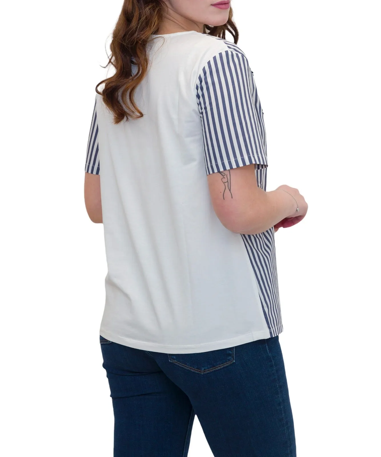Weekend Max Mara Embroidered Detailed Crewneck T-Shirt