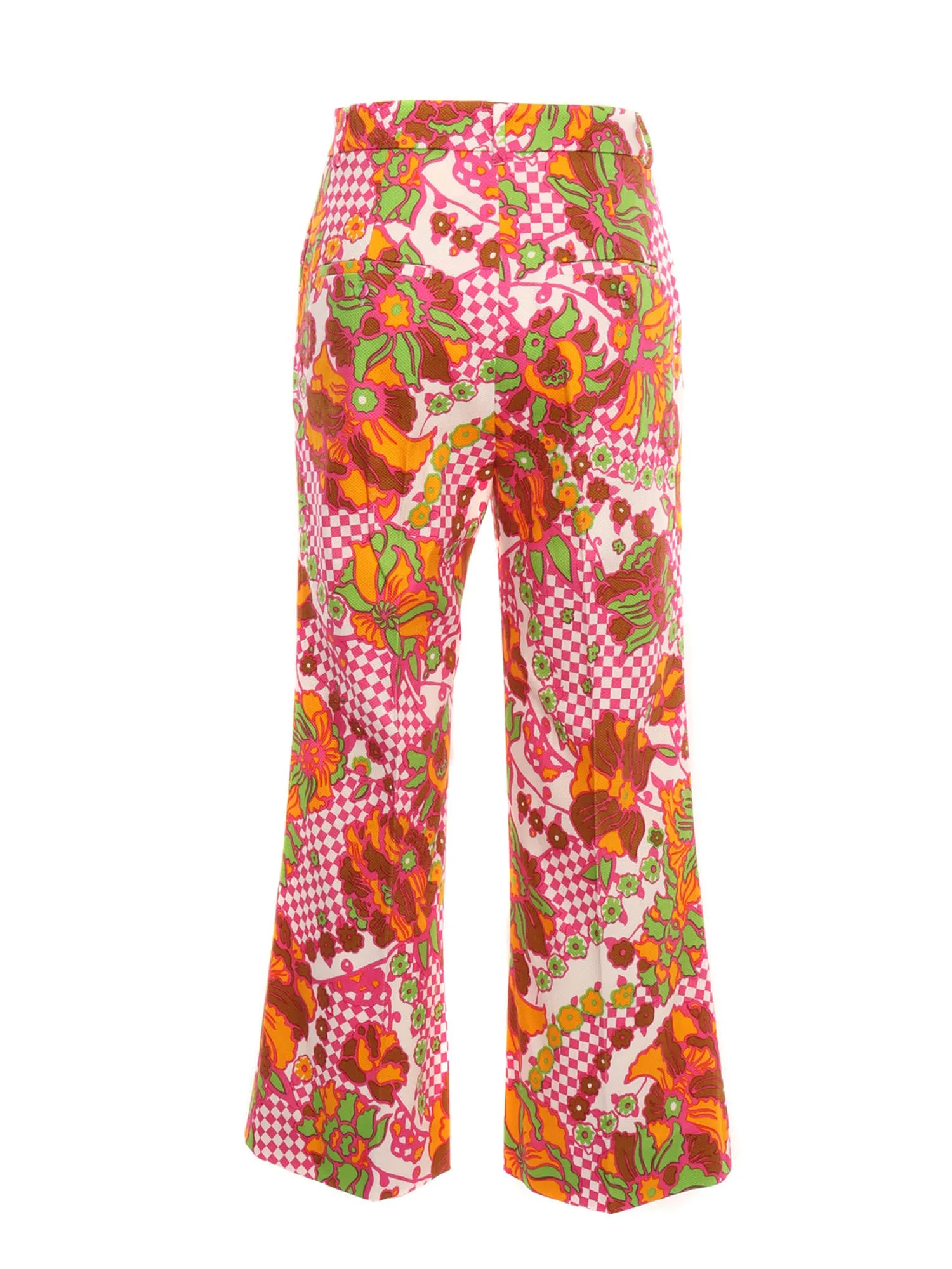 Weekend Max Mara Floral Printed Cropped Trousers
