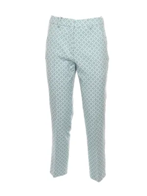 Weekend Max Mara Jacquard-Patterned Cropped Trousers