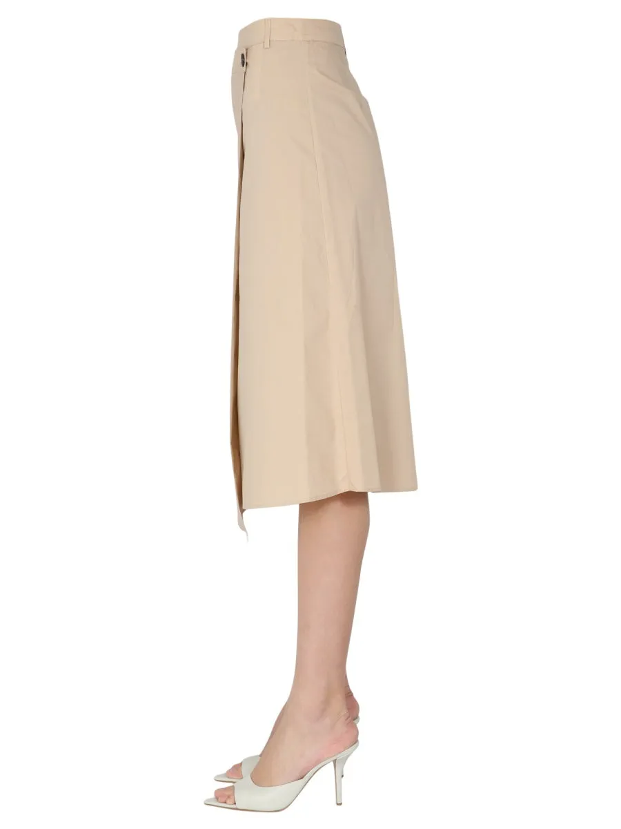 Woolrich Asymmetric Midi Skirt