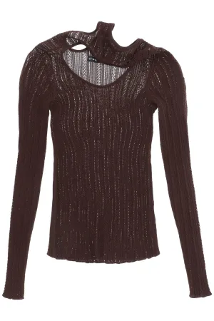 Y/Project Knitted Key-Hole Slim Fit Top