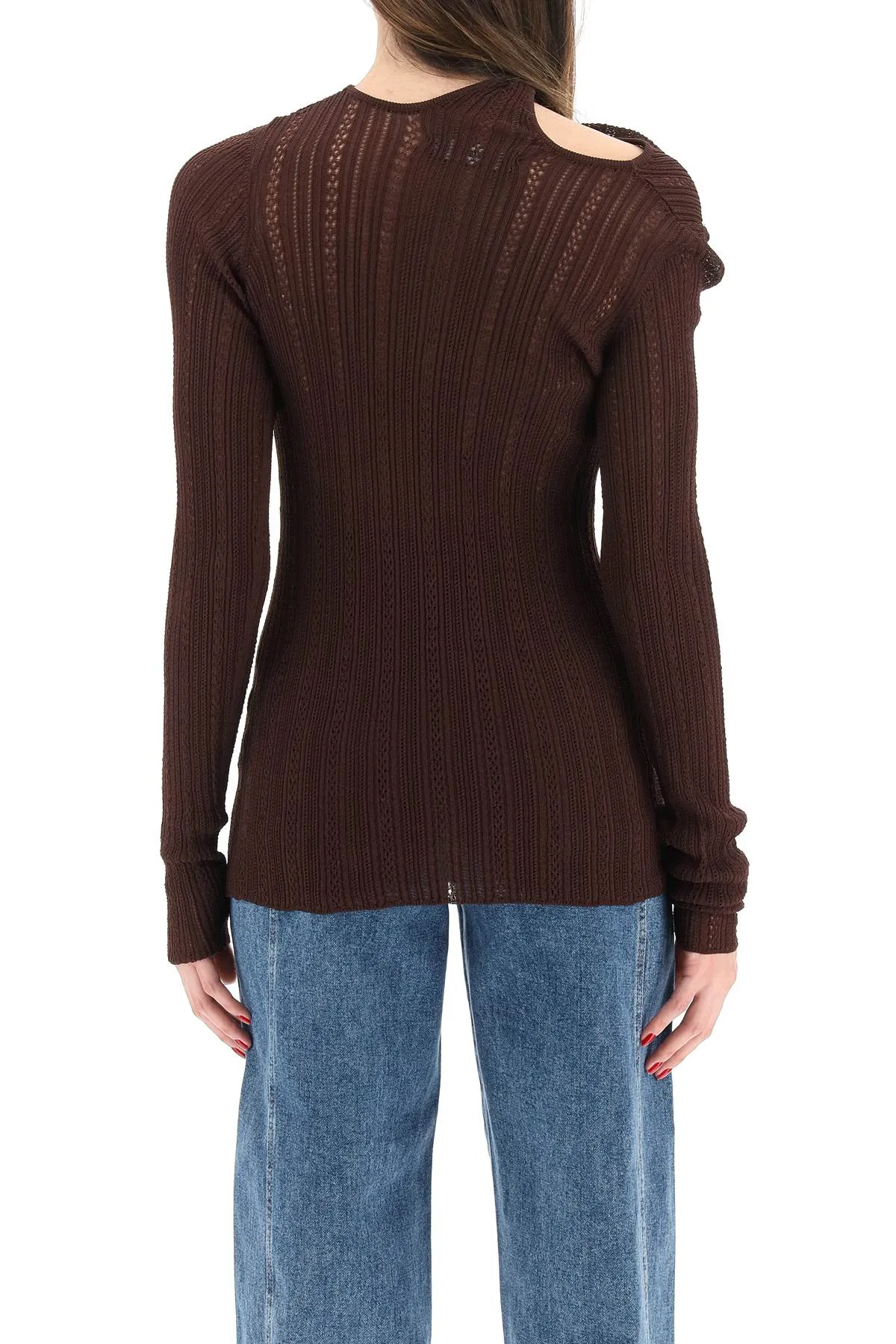Y/Project Knitted Key-Hole Slim Fit Top
