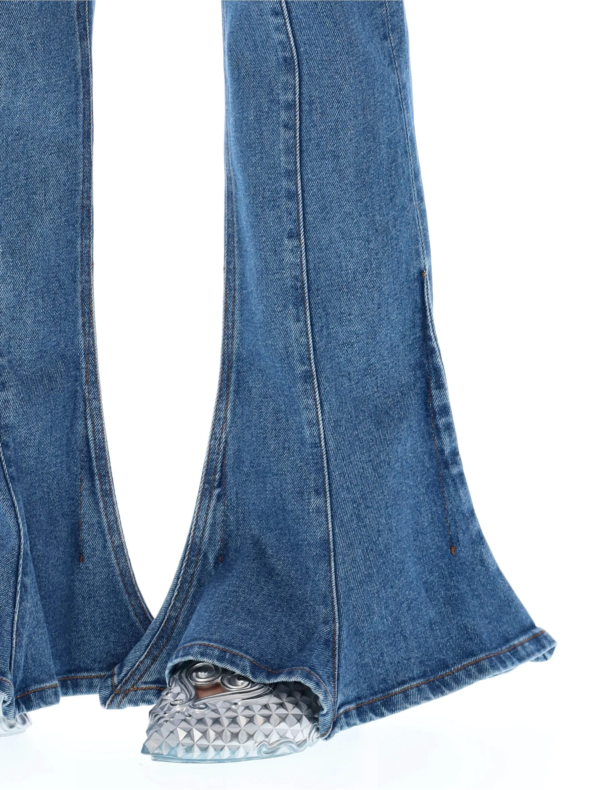 Y/Project Trumpet High Waist Slim-Cut Jeans
