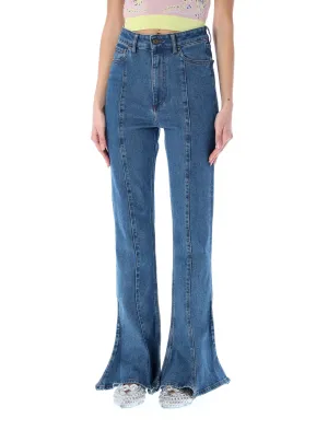 Y/Project Trumpet High Waist Slim-Cut Jeans