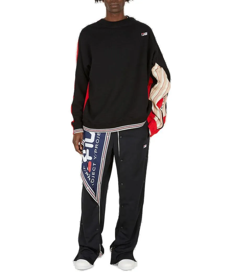 Y/Project X FILA Snap Panel Wide-Leg Pants