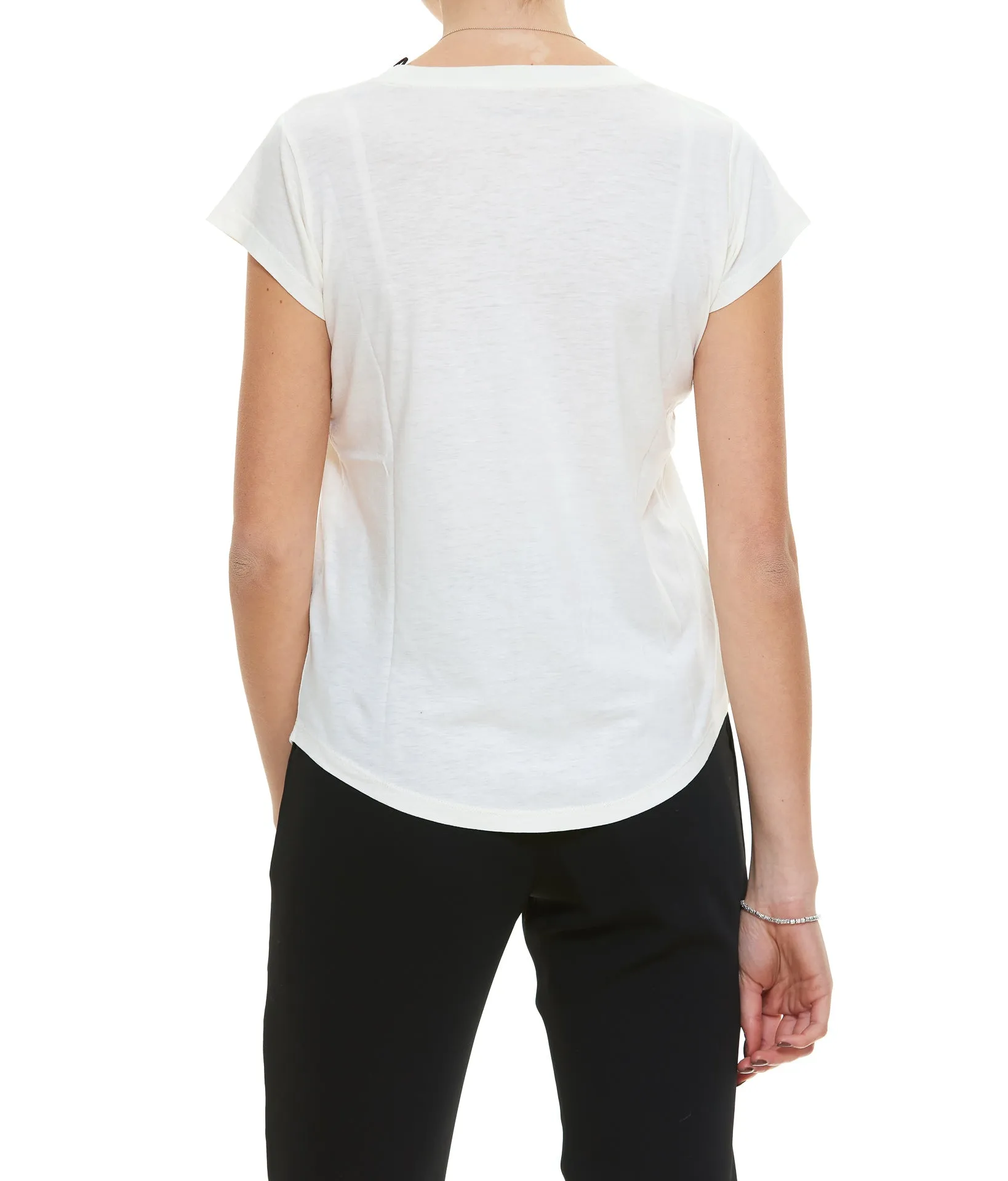Zadig & Voltaire Slogan Printed Crewneck T-Shirt