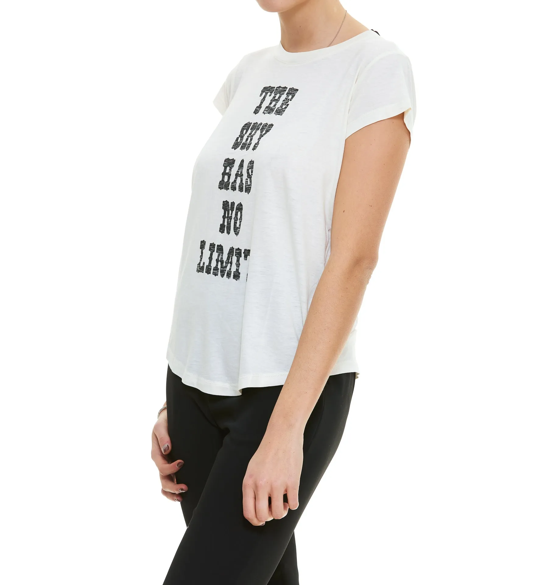 Zadig & Voltaire Slogan Printed Crewneck T-Shirt