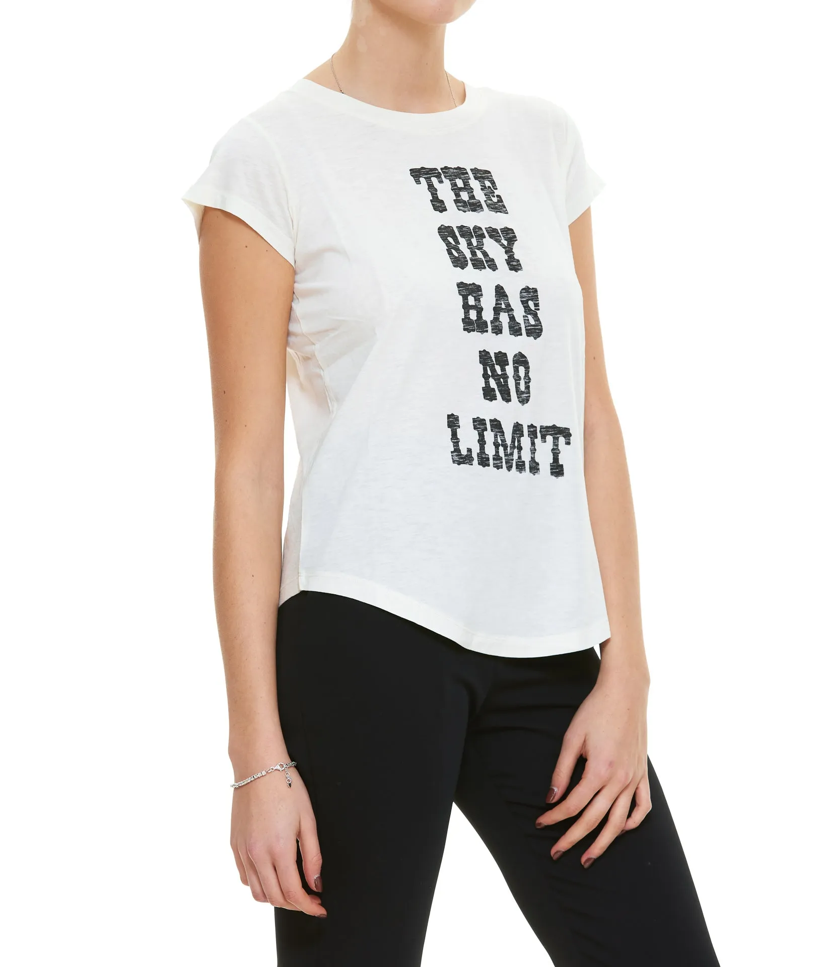 Zadig & Voltaire Slogan Printed Crewneck T-Shirt