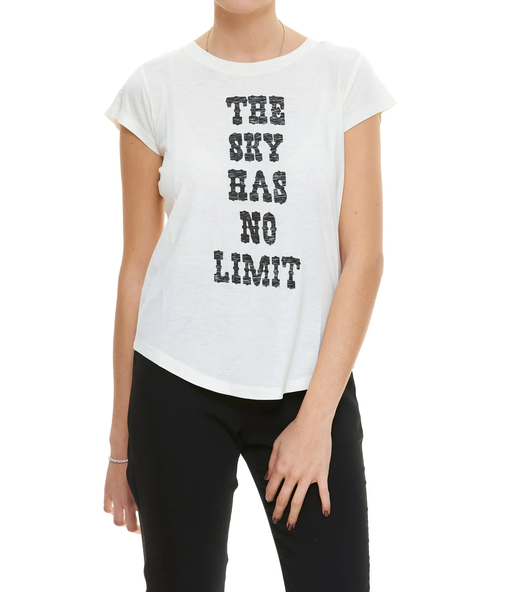Zadig & Voltaire Slogan Printed Crewneck T-Shirt