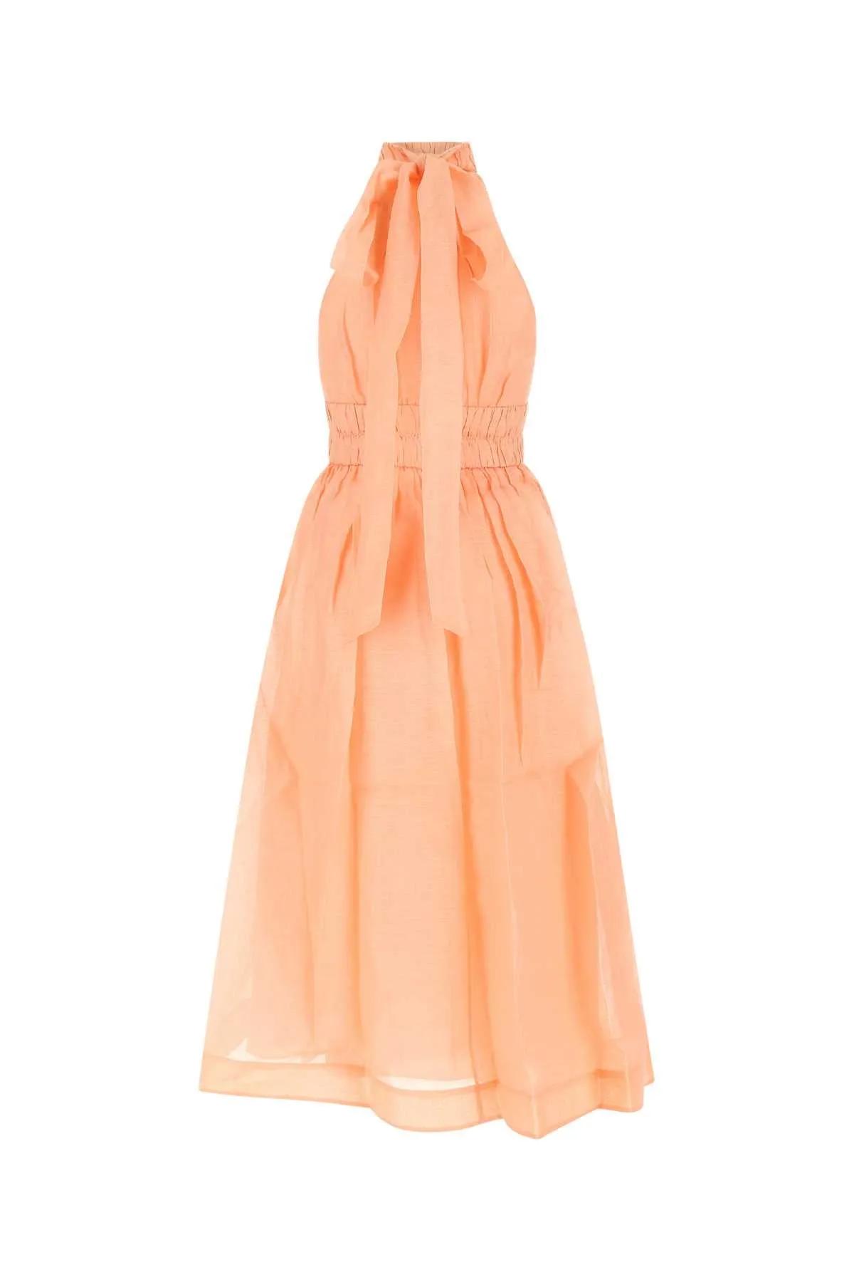 Zimmermann Halterneck Sleeveless Midi Dress