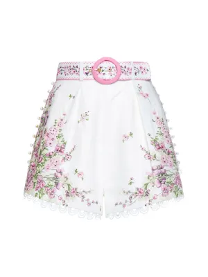 Zimmermann Jude Floral Printed Shorts