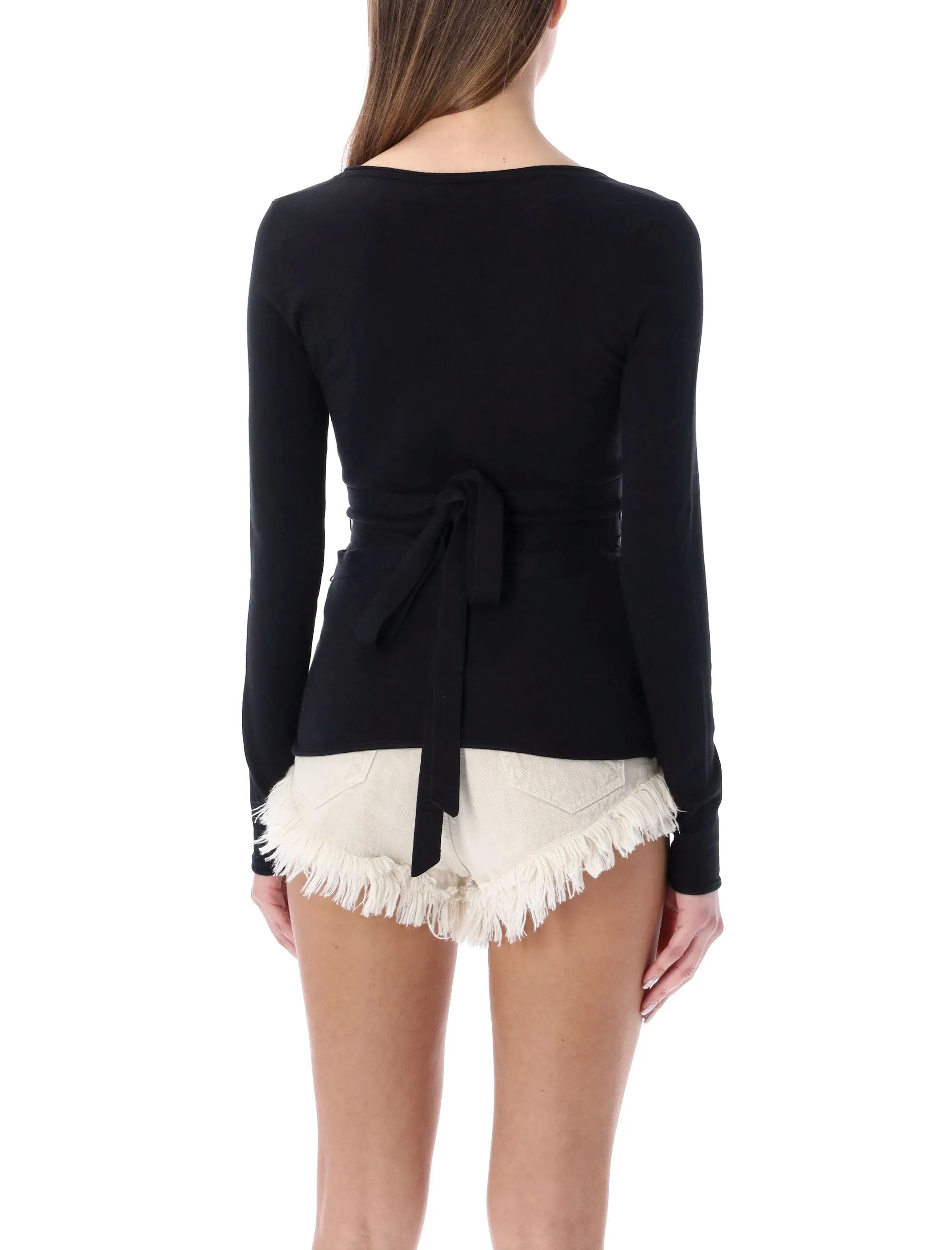 Zimmermann Tie-Detailed Scoop-Neck T-Shirt